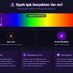 siyah ışık olur mu