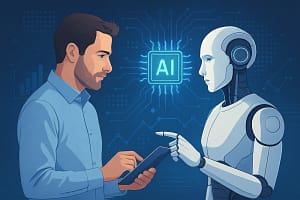 Yapay zeka robotlar ve insanlar