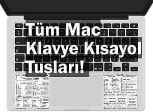 mac klavye kısayol tuşları